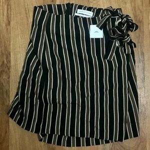 Urban outfitters brown/black striped skirt